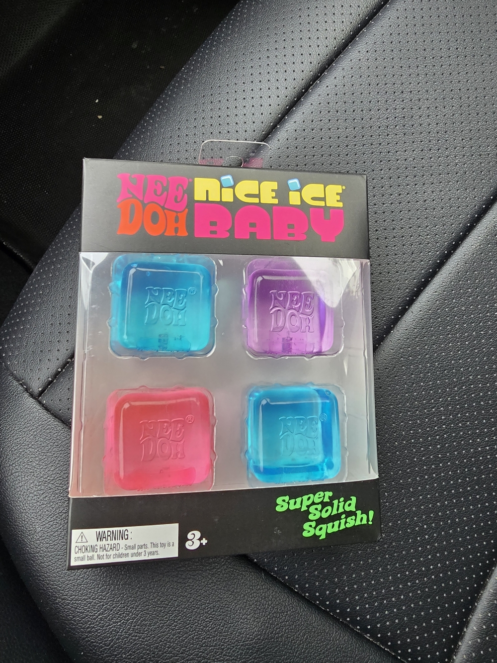 0Nee Doh Nice Ice Baby Solid Squish Ice Cube Set - 4 In A Box